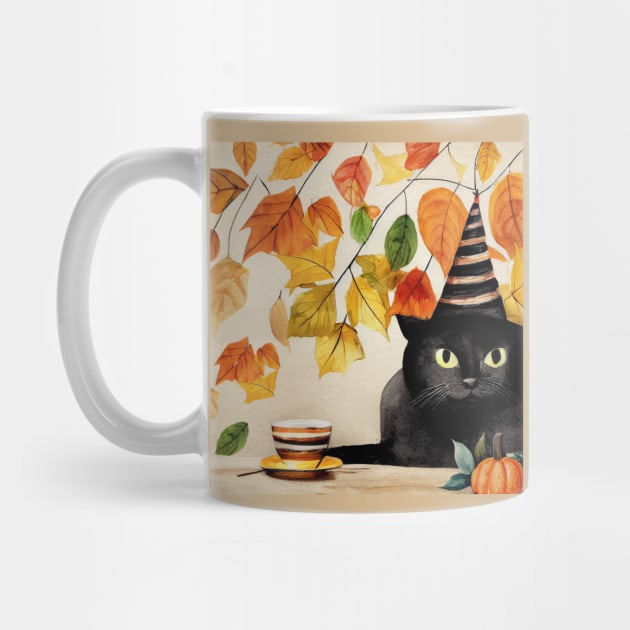 Cat in autumn mood by fistikci